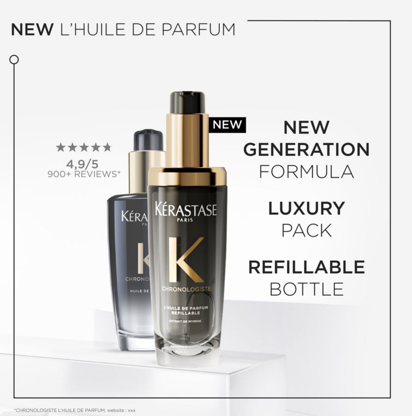 CHRONOLOGISTE REFILL HAIR OIL 75ml