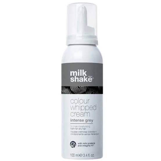 MILKSHAKE COLOUR WHIPPED CREAM 100ML INTENSE GREY