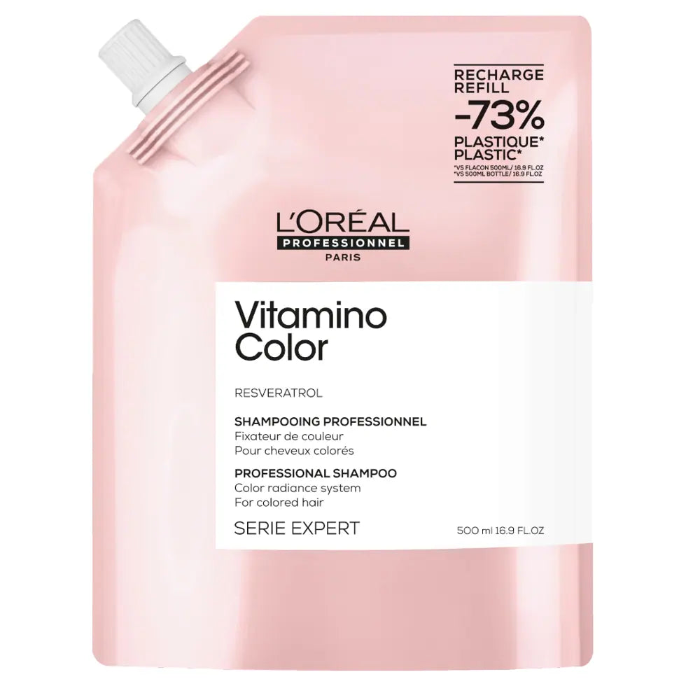 L'Oreal Professionnel Vitamino Colour Shampoo 500ml Refill Pouch
