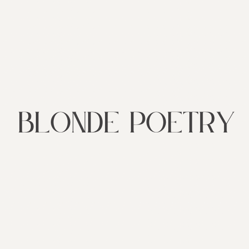 Blonde Poetry - The blonding cap
