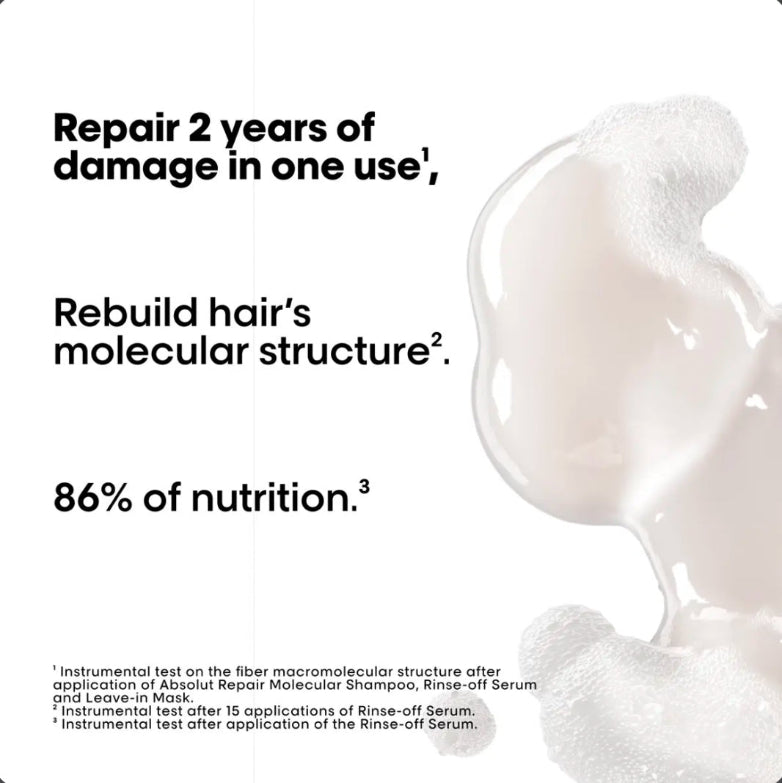 L'Oréal ABSOLUT REPAIR MOLECULAR SHAMPOO 500ml