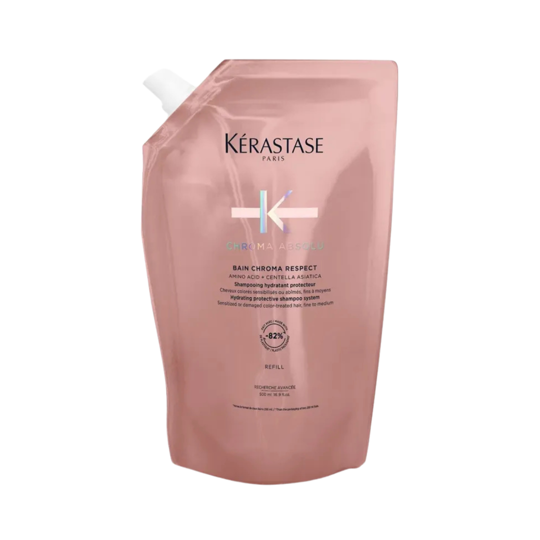 Kérastase Chroma Absolu Respect Shampoo for Fine Coloured Hair 500ml Refill