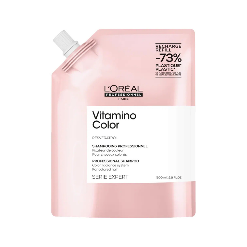 L'Oreal Professionnel Vitamino Colour Shampoo 500ml Refill Pouch