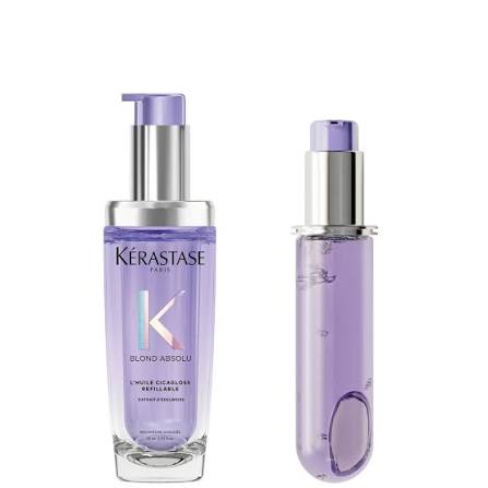 Kérastase blond absolu Huile Cicaextreme Hair Oil + Refill 75ml Bundle