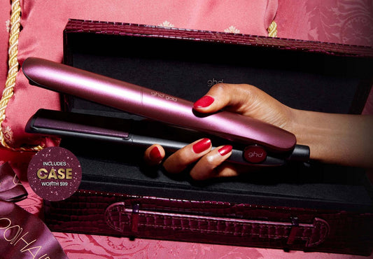 GHD CHERRY CHIC LIMITED EDITION GOLD STYLER GIFT SET