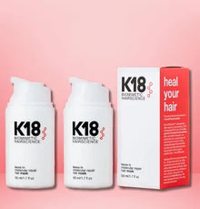 K18 Leave In Molecular Repair Hair Mask 50ml TWIN BUNDLE