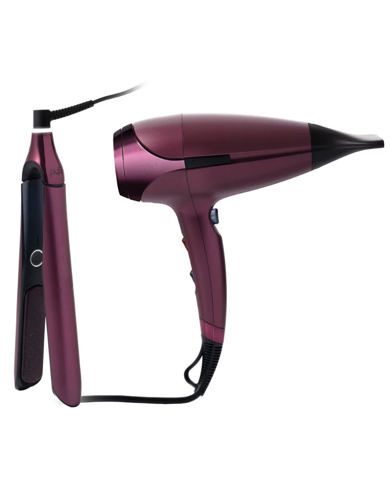 GHD CHERRY CHIC LIMITED EDITION DELUXE GIFT SET - FREE MINI PADDLE BRUSH INCLUDED